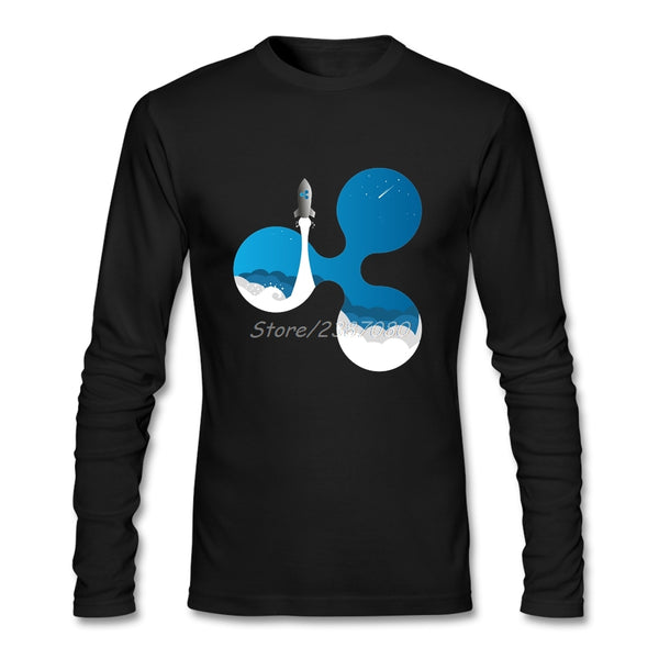 Mens or women fitness t shirt XRP Crypto Currency  Shirt Long Sleeve - Crypto gear and stuff