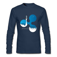 Mens or women fitness t shirt XRP Crypto Currency  Shirt Long Sleeve - Crypto gear and stuff