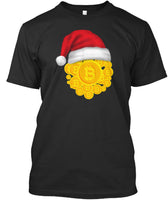 Christmas Bitcoin Santa Xmas Digital Premium Tee  mens T-Shirt - Crypto gear and stuff