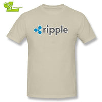 Sweat Tees Ripple Shirt XRP Crypto Coin T Shirt Printing Cryptocurrencies Man Cotton Short Sleeved T-Shirts Geek Men Offensive - Crypto gear and stuff
