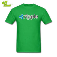 Sweat Tees Ripple Shirt XRP Crypto Coin T Shirt Printing Cryptocurrencies Man Cotton Short Sleeved T-Shirts Geek Men Offensive - Crypto gear and stuff