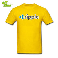 Sweat Tees Ripple Shirt XRP Crypto Coin T Shirt Printing Cryptocurrencies Man Cotton Short Sleeved T-Shirts Geek Men Offensive - Crypto gear and stuff
