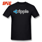 Purified Cotton Ripple Tee Ripple Shirt XRP Crypto Coin Cryptocurrencies T-Shirt O Neck Short Sleeves Youth 4XL Men's T shirt - Crypto gear and stuff