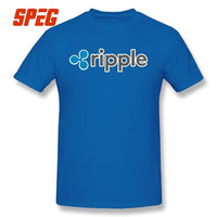 Purified Cotton Ripple Tee Ripple Shirt XRP Crypto Coin Cryptocurrencies T-Shirt O Neck Short Sleeves Youth 4XL Men's T shirt - Crypto gear and stuff