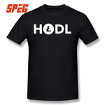 HODL Litecoin LTC Cryptocurrency Pure Cotton Short Sleeves Tops Casual Tees Men's Clothing Crew Neck T shirt - Crypto gear and stuff