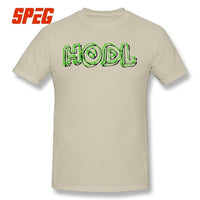 Hodl Crypto Currency Bitcoin Ethereum Dash Litecoin Tee Over Size 100% Cotton T Shirts Men Short Sleeve T-Shirt - Crypto gear and stuff