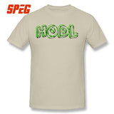 Hodl Crypto Currency Bitcoin Ethereum Dash Litecoin Tee Over Size 100% Cotton T Shirts Men Short Sleeve T-Shirt - Crypto gear and stuff