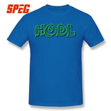Hodl Crypto Currency Bitcoin Ethereum Dash Litecoin Tee Over Size 100% Cotton T Shirts Men Short Sleeve T-Shirt - Crypto gear and stuff