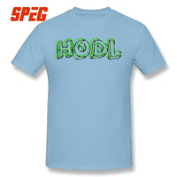 Hodl Crypto Currency Bitcoin Ethereum Dash Litecoin Tee Over Size 100% Cotton T Shirts Men Short Sleeve T-Shirt - Crypto gear and stuff