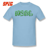 Hodl Crypto Currency Bitcoin Ethereum Dash Litecoin Tee Over Size 100% Cotton T Shirts Men Short Sleeve T-Shirt - Crypto gear and stuff