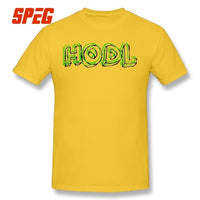 Hodl Crypto Currency Bitcoin Ethereum Dash Litecoin Tee Over Size 100% Cotton T Shirts Men Short Sleeve T-Shirt - Crypto gear and stuff