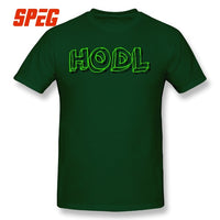 Hodl Crypto Currency Bitcoin Ethereum Dash Litecoin Tee Over Size 100% Cotton T Shirts Men Short Sleeve T-Shirt - Crypto gear and stuff