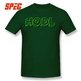 Hodl Crypto Currency Bitcoin Ethereum Dash Litecoin Tee Over Size 100% Cotton T Shirts Men Short Sleeve T-Shirt - Crypto gear and stuff