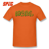 Hodl Crypto Currency Bitcoin Ethereum Dash Litecoin Tee Over Size 100% Cotton T Shirts Men Short Sleeve T-Shirt - Crypto gear and stuff