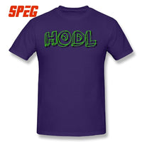 Hodl Crypto Currency Bitcoin Ethereum Dash Litecoin Tee Over Size 100% Cotton T Shirts Men Short Sleeve T-Shirt - Crypto gear and stuff