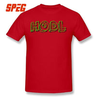 Hodl Crypto Currency Bitcoin Ethereum Dash Litecoin Tee Over Size 100% Cotton T Shirts Men Short Sleeve T-Shirt - Crypto gear and stuff