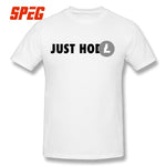 Mens t shirt just hodl your litecoin shirts for men and women - Crypto gear and stuff