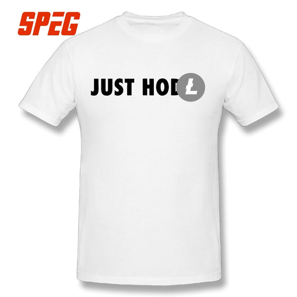 Mens t shirt just hodl your litecoin shirts for men and women - Crypto gear and stuff
