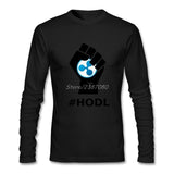 Pp HODL Ripple XRP Logo T Shirt Hot Sale Clothes O-neck Cotton Long Sleeve Custom  T Shirts - Crypto gear and stuff