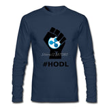 Pp HODL Ripple XRP Logo T Shirt Hot Sale Clothes O-neck Cotton Long Sleeve Custom  T Shirts - Crypto gear and stuff