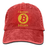 bitcoin denim hat - Crypto gear and stuff
