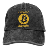 bitcoin denim hat - Crypto gear and stuff