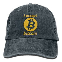 bitcoin denim hat - Crypto gear and stuff