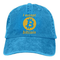 bitcoin denim hat - Crypto gear and stuff