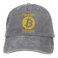 bitcoin denim hat - Crypto gear and stuff