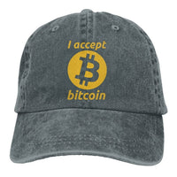 bitcoin denim hat - Crypto gear and stuff