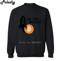 Bitcoin to the moon Mens Sweatshirts Harajuku O-Neck new logo Hoodie cryptocurrency crypto Bitcoins femme Sweatshirt hoodies men - Crypto gear and stuff