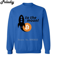 Bitcoin to the moon Mens Sweatshirts Harajuku O-Neck new logo Hoodie cryptocurrency crypto Bitcoins femme Sweatshirt hoodies men - Crypto gear and stuff