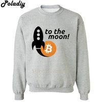 Bitcoin to the moon Mens Sweatshirts Harajuku O-Neck new logo Hoodie cryptocurrency crypto Bitcoins femme Sweatshirt hoodies men - Crypto gear and stuff