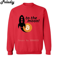 Bitcoin to the moon Mens Sweatshirts Harajuku O-Neck new logo Hoodie cryptocurrency crypto Bitcoins femme Sweatshirt hoodies men - Crypto gear and stuff
