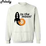 Bitcoin to the moon Mens Sweatshirts Harajuku O-Neck new logo Hoodie cryptocurrency crypto Bitcoins femme Sweatshirt hoodies men - Crypto gear and stuff