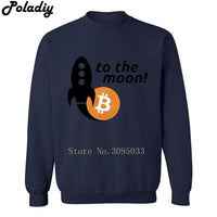Bitcoin to the moon Mens Sweatshirts Harajuku O-Neck new logo Hoodie cryptocurrency crypto Bitcoins femme Sweatshirt hoodies men - Crypto gear and stuff
