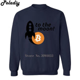 Bitcoin to the moon Mens Sweatshirts Harajuku O-Neck new logo Hoodie cryptocurrency crypto Bitcoins femme Sweatshirt hoodies men - Crypto gear and stuff