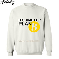 Bitcoin Plan B Mens Hoodies sweatshirt cryptocurrency crypto Unique Fashion star wars sweatshirts Men Tops - Crypto gear and stuff