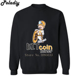 Bitcoin Miner Shirt Bitcoin Crypto Coin Cryptocurrencies Blockchain Mining BTC printed fashion cool men hoodie sweatshirts - Crypto gear and stuff