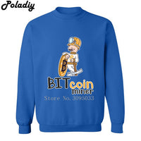 Bitcoin Miner Shirt Bitcoin Crypto Coin Cryptocurrencies Blockchain Mining BTC printed fashion cool men hoodie sweatshirts - Crypto gear and stuff