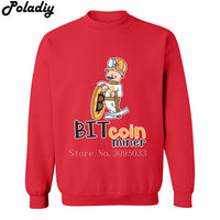 Bitcoin Miner Shirt Bitcoin Crypto Coin Cryptocurrencies Blockchain Mining BTC printed fashion cool men hoodie sweatshirts - Crypto gear and stuff