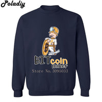 Bitcoin Miner Shirt Bitcoin Crypto Coin Cryptocurrencies Blockchain Mining BTC printed fashion cool men hoodie sweatshirts - Crypto gear and stuff