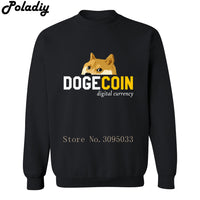 Dogecoin Sweatshirt Men Hoodies Fashion Hoody Men Pullover dog Men's  male coats - Crypto gear and stuff