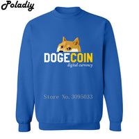 Dogecoin Sweatshirt Men Hoodies Fashion Hoody Men Pullover dog Men's  male coats - Crypto gear and stuff