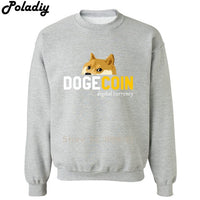 Dogecoin Sweatshirt Men Hoodies Fashion Hoody Men Pullover dog Men's  male coats - Crypto gear and stuff