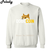 Dogecoin Sweatshirt Men Hoodies Fashion Hoody Men Pullover dog Men's  male coats - Crypto gear and stuff