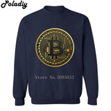 2018 New Brand Hoodies men Bitcoin Blockchain Cryptocoin Crypto Long Casual men Sweatshirt Hoodies print Hoodie Tracksuits male - Crypto gear and stuff