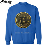 2018 New Brand Hoodies men Bitcoin Blockchain Cryptocoin Crypto Long Casual men Sweatshirt Hoodies print Hoodie Tracksuits male - Crypto gear and stuff