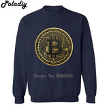 2018 New Brand Hoodies men Bitcoin Blockchain Cryptocoin Crypto Long Casual men Sweatshirt Hoodies print Hoodie Tracksuits male - Crypto gear and stuff
