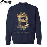 2018 New Arrival Men Sweatshirts Bitcoin Anarchist Printed Free Clothing Funny Pullover Hoodies Cool Man Casual Tops - Crypto gear and stuff